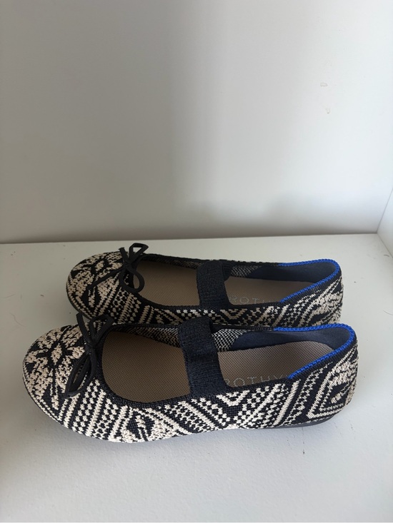 Rothy's Other - Rothy's Kids Bow Mary Jane in "Black Mosaic" Size 13